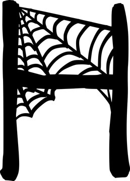 recommend clip art: Cobweb Spider Letter Alphabet Vector Element H