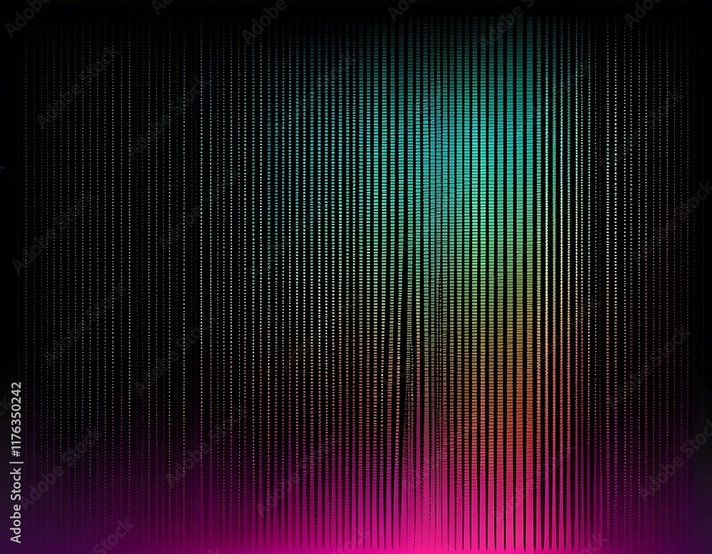 Poster abstract colorful vertical lines pattern design