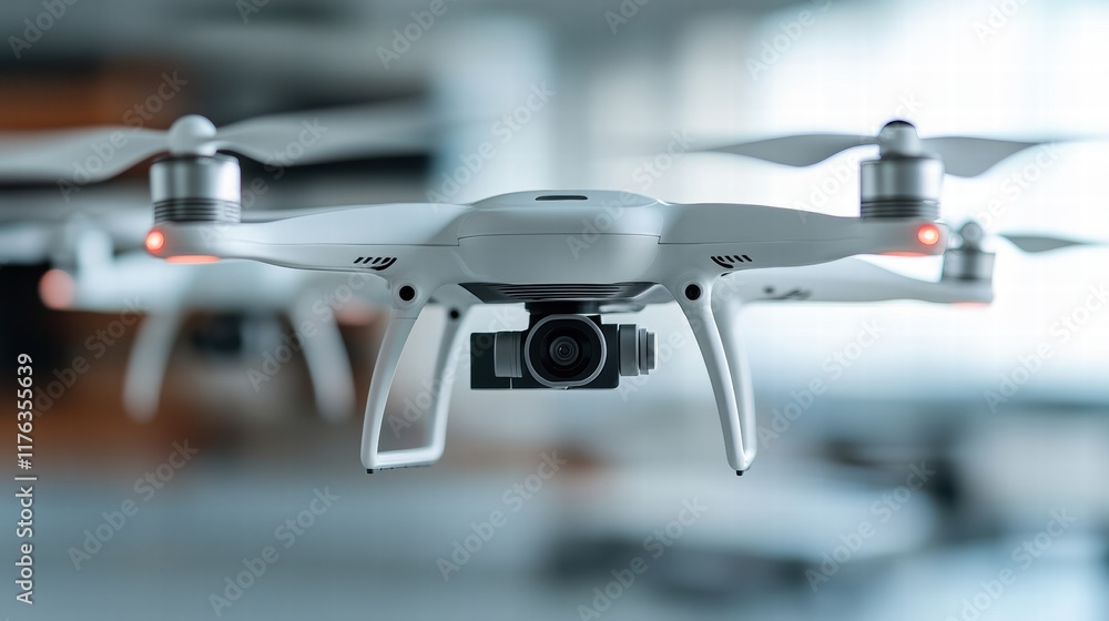 Poster enhancing urban efficiency with autonomous drones aerial operations advanced technology : drones and