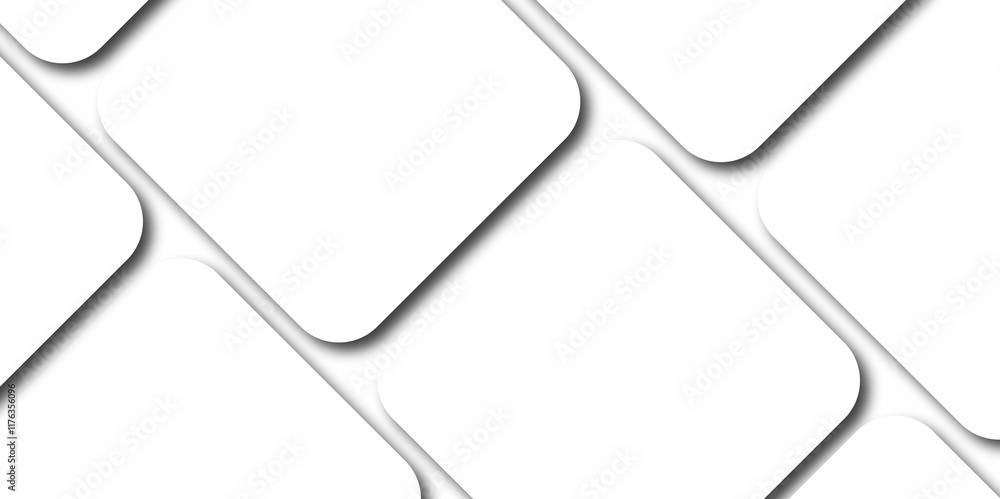 Poster minimalist modern graphic design element cutout style concept for banner vector design. 3d rectangle
