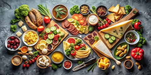 Fototapeta premium Swiss Food Adventure: A Culinary Journey Across the Country