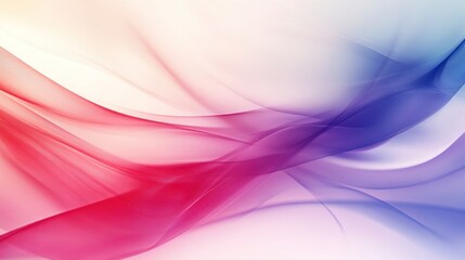 Abstract American flag background with soft folds and gradients, offering a clean area for text or graphics in the design layout