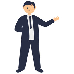 Obraz premium Professional Staff Character. People Labour Day Celebration. Vector Cartoon Illustration