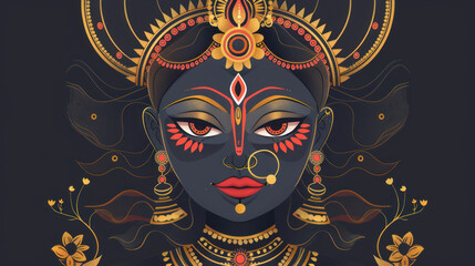 Goddess Kali concept