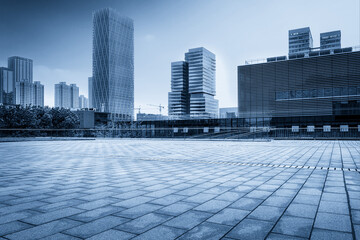 Modern Urban Landscape with Architectural Elegance and Vibrant City Atmosphere