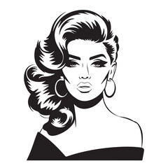 woman's day vector silhouette