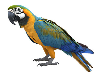 Fototapeta premium blue and yellow macaw