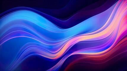 Naklejka premium Abstract soft waves Beautiful Abstract 3D Background with Smooth Silky Shapes soft forms ..