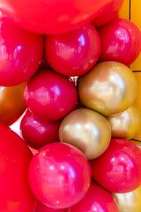 Bright and Festive Balloon Arrangement for Celebrations and Events