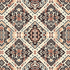 seamless pattern Thai style traditional tribal clothing 