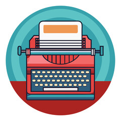 typewriter icon design