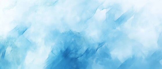 Obraz premium Abstract blue watercolor background.