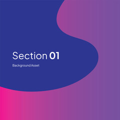 background colour gradient asset