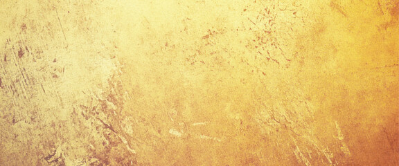 Vector gold textured wall old painted textured surface for backdrop.