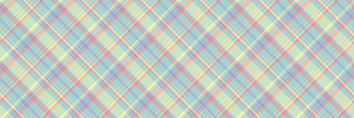 Feminine check pattern plaid, paint background tartan texture. Diwali vector fabric seamless textile in light and orange colors.