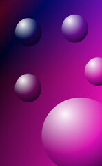 Air circles flat set, , vector design elements, perfect for digital wallpaper or decor, display screens