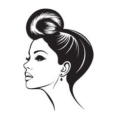 woman's day vector silhouette
