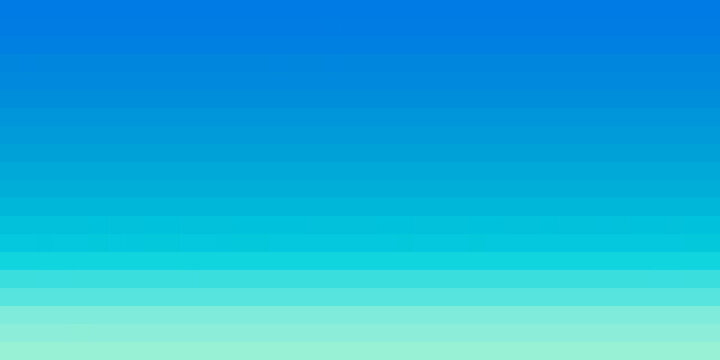 Gradient blue rectangle shades horizontal parallel striped abstract colorful gradation palette background