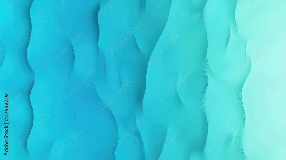 Aufkleber soft blue gradient background with smooth waves and textured appearance