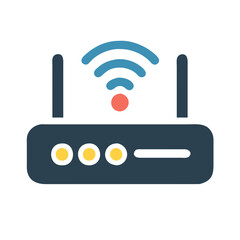wifi router icon design