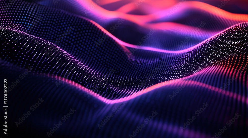 Poster abstract light background for multiple creative projects featuring vibrant waves and textured patter