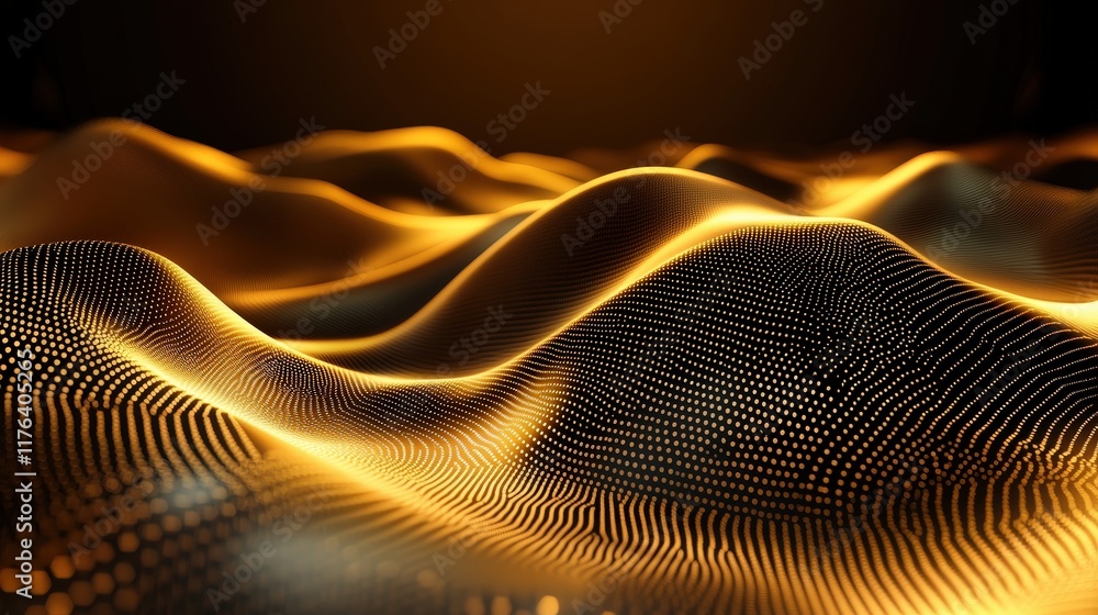 Poster futuristic abstract technology background with flowing patterns and textures for creative projects a