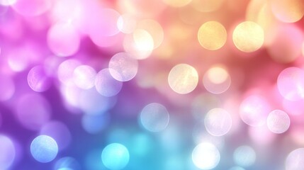 Obraz premium Iridescent foil holographic background in pastel tones, blending blurred textures with an 80s-inspired vaporwave and webpunk design style