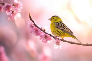 Siskin Carduelis spinus - adult male in early spring 