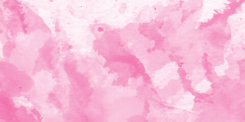 pastel hand painted watercolor of pink texture, Abstract grainy fantasy smooth light pink watercolor paper texture with clouds, Grunge pink background, Stain artistic hand painted texture of pink.