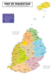 African Countries Geography Political map. Political map of country with capital, province or state capital, major cities and town.