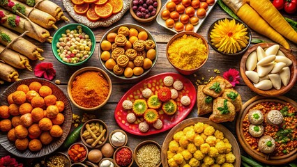 Vibrant Indian Festival Food: Sweets, Savories & Festive Treats