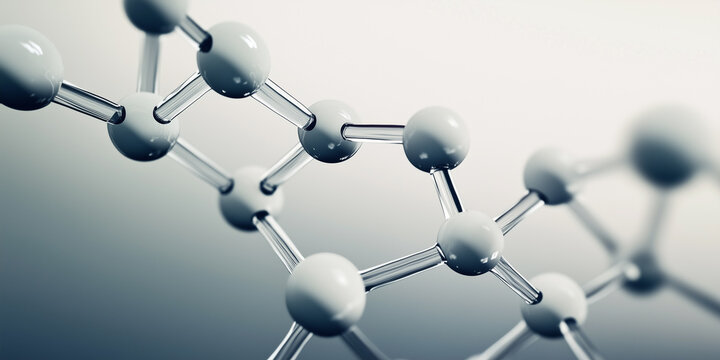 3D nanotechnololy dots texture cyberspace. Nano fiber chemical modern material design. Atom molecule macro structure development  illustration - Powered by Adobe