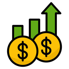 Obraz premium Financial Growth Icon