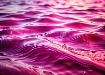 Vibrant Pink Water Texture Background - Smooth 4K Abstract Design