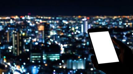 a person holding a smart phone in their hand