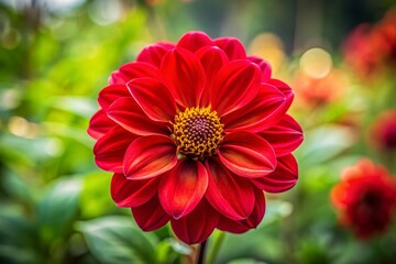 Vibrant Red Flower Close-Up - Nature Photography