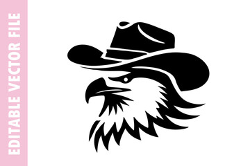 silhouette of a cowboy hat