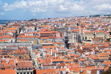 Obraz premium City view of Lisbon Portugal