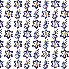 seamless background with flowers