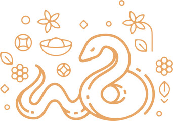 snake chinese element