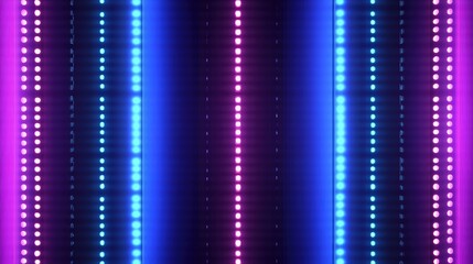 Vertical Lights in Purple and Blue Gradient Arrangement Creating a Vibrant Atmosphere for Background Design and Modern Art Applications