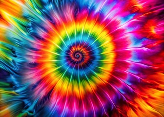Vibrant Tie Dye Swirls Long Exposure Photography - Abstract Psychedelic Art