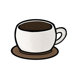 a cup of coffee