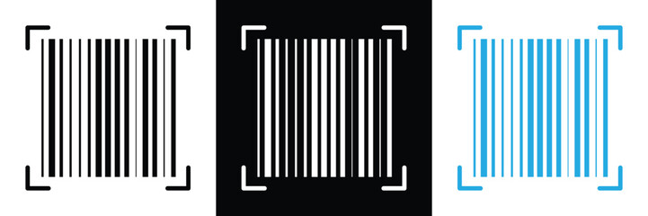 Barcode icon. flat style bar code vector on white background. vector illustration. bar code scan label for product price tag, Barcode vector icon with numbers. Easily editable in eps 10.
