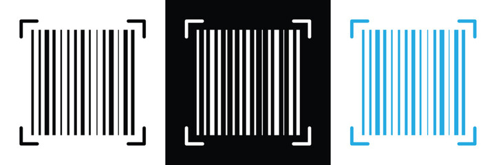 Barcode icon. flat style bar code vector on white background. vector illustration. bar code scan label for product price tag, Barcode vector icon with numbers. Easily editable in eps 10.