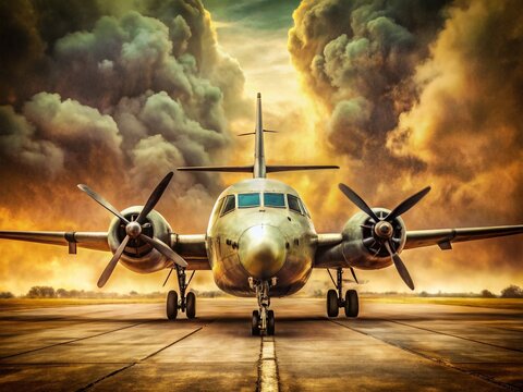 Vintage Airplane C-295: Classic Aircraft Photography