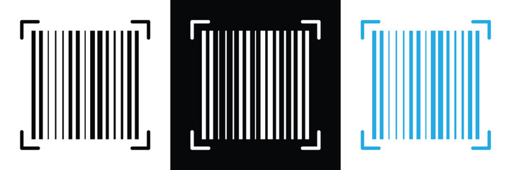 Barcode icon. flat style bar code vector on white background. vector illustration. bar code scan label for product price tag, Barcode vector icon with numbers. Easily editable in eps 10.