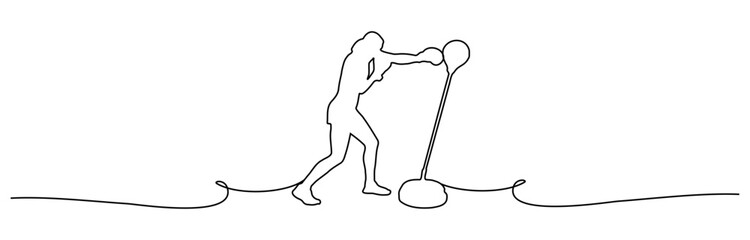 boxing sport illustration vector