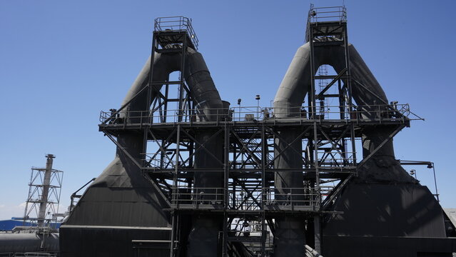 Mine workers carrying out work