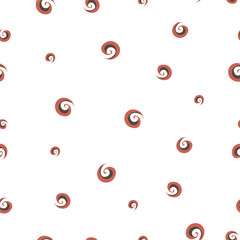 Stylized elements in the form of spirals in the pattern, reminiscent of Old Russian painting.